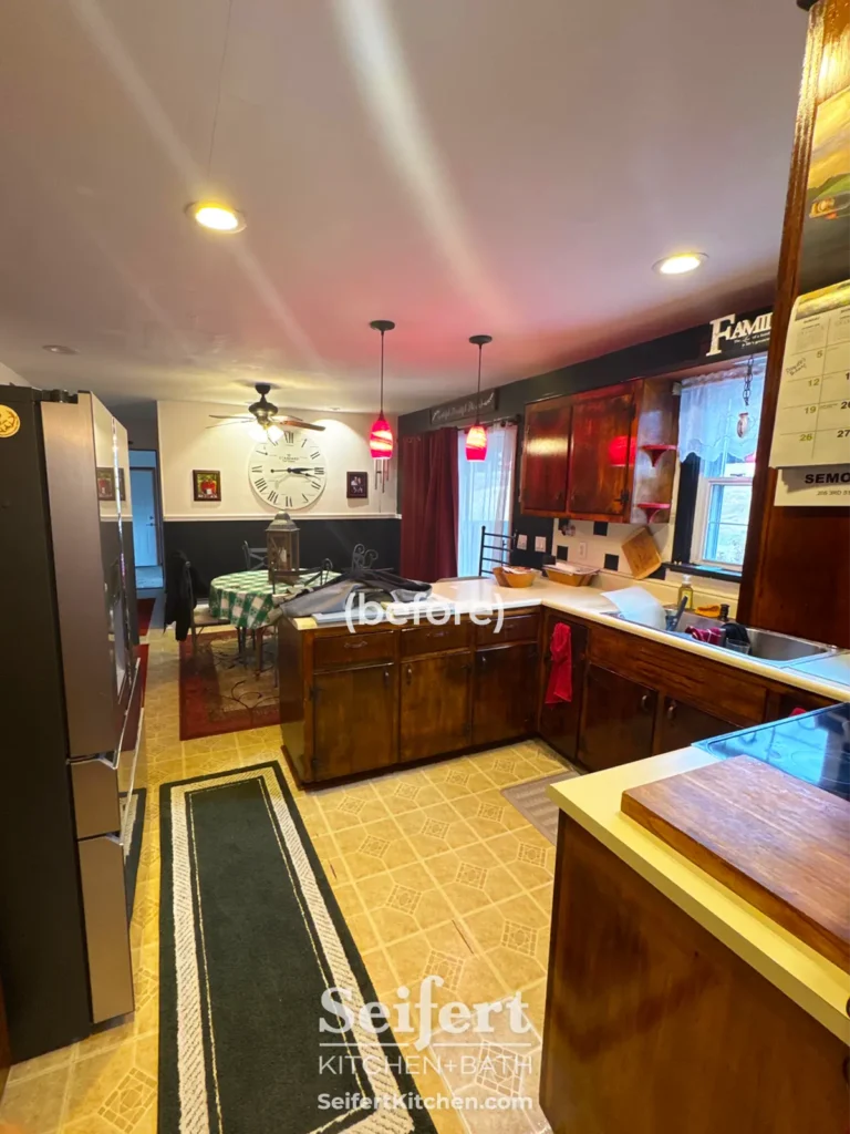 Before Kitchen Remodel by Seifert Kitchen + Bath