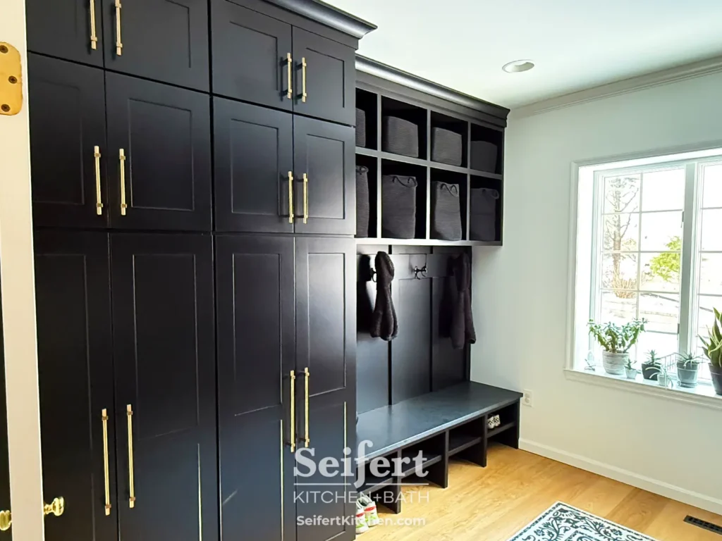 Laundry Room Remodel with Semi-Custom Cabinets from Seifert Kitchen & Bath